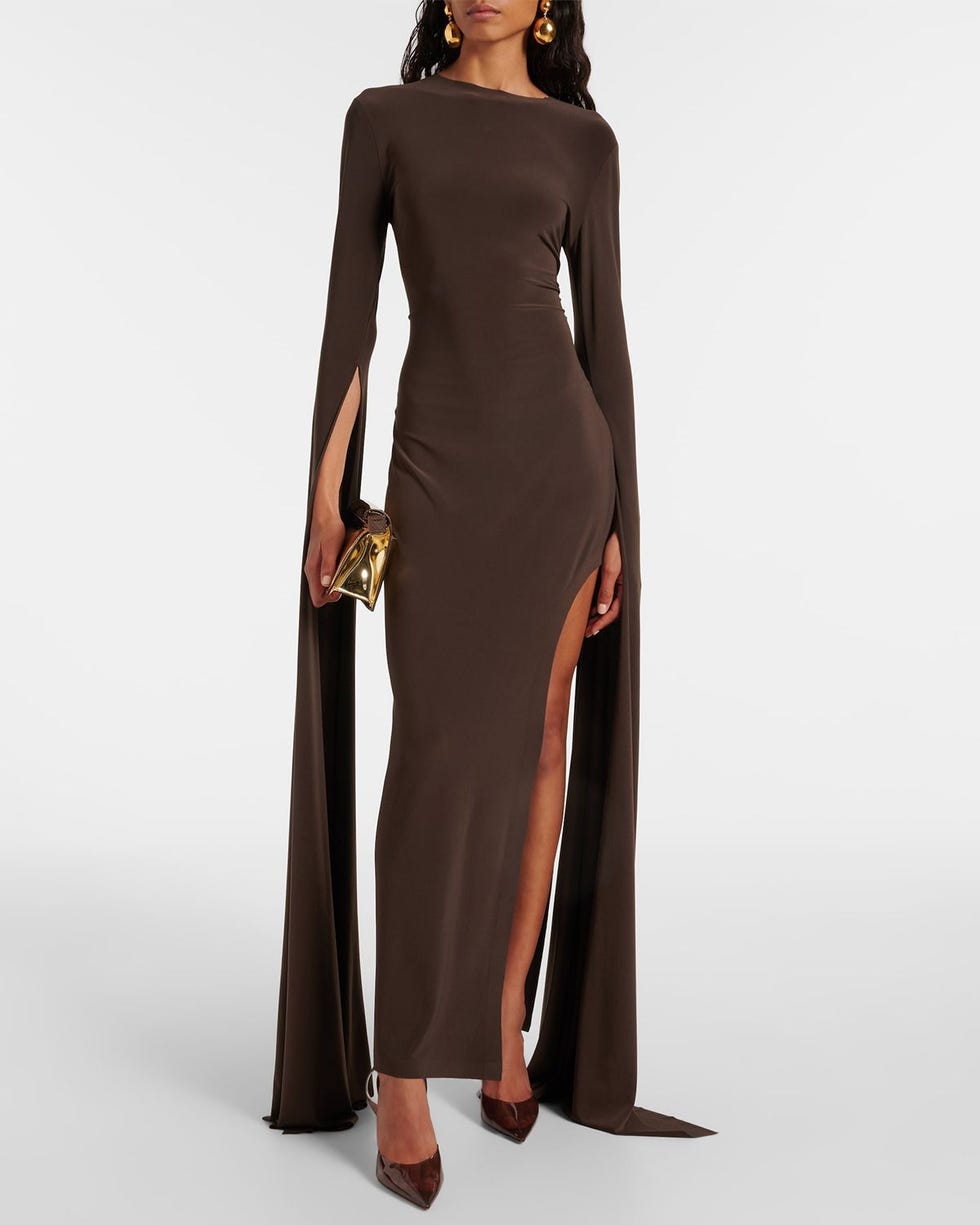 Draped Jersey Gown