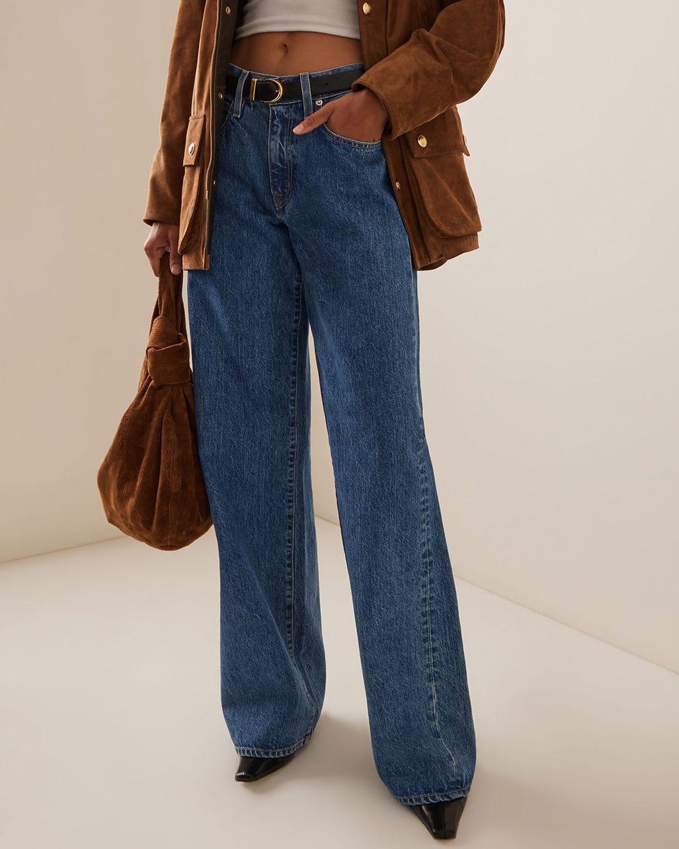 Mica Rigid Low-Rise Wide-Leg Jeans