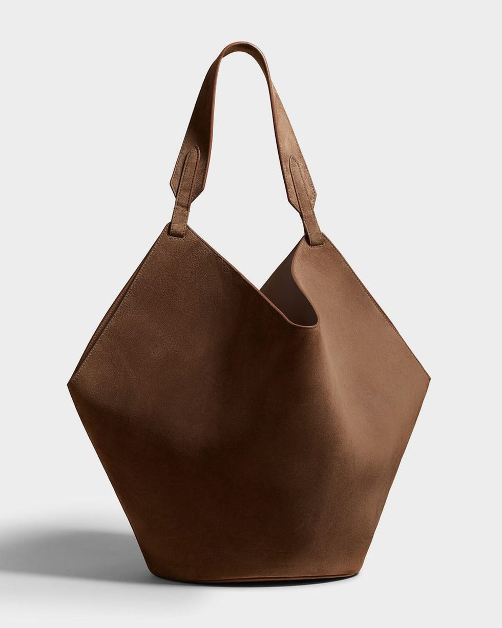 Lotus Medium Suede Tote