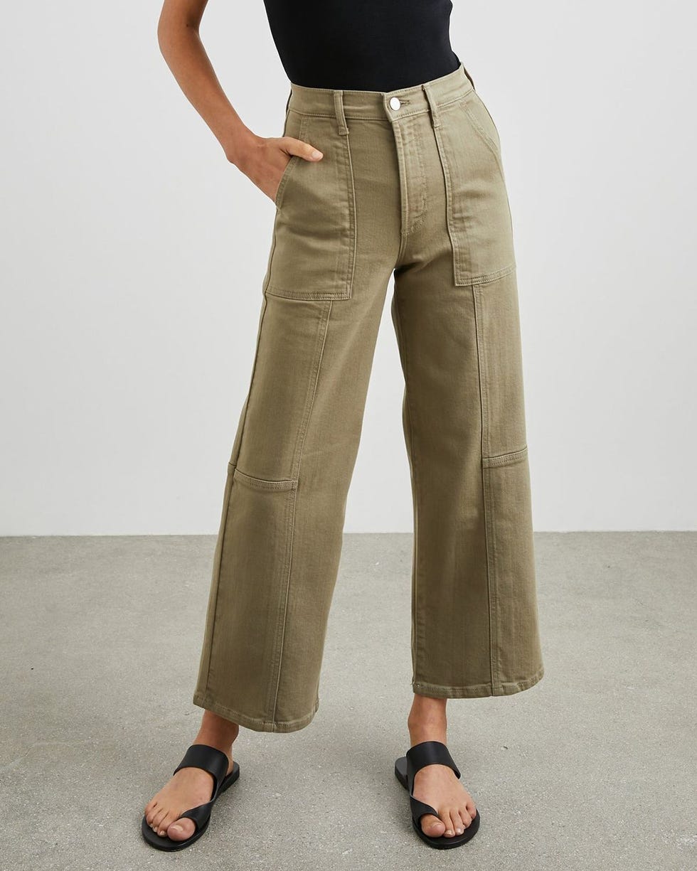 Getty Crop Utility Wide Leg