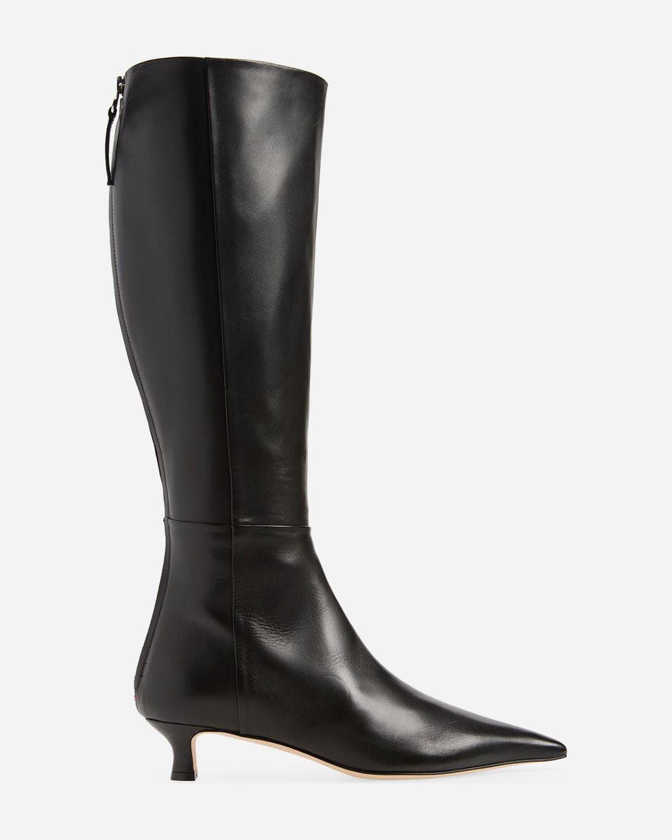 Zazie Kitten Heel Tall Boot