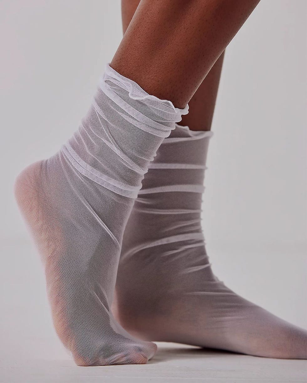 Tulle Crew Socks