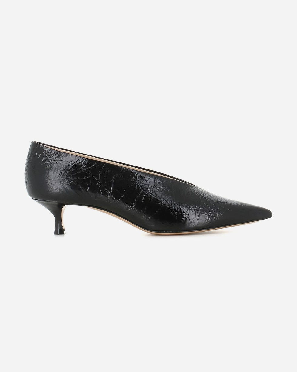 Beryl Babouche 40mm Leather Pumps