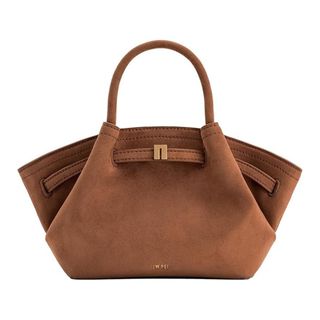 Jw Pei Women's Hana Mini Faux Suede Tote Bag - Brown