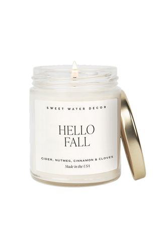 Sweet Water Decor, Hello Fall Soy Candle