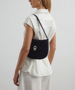 Small Tondo Hobo Shoulder Bag