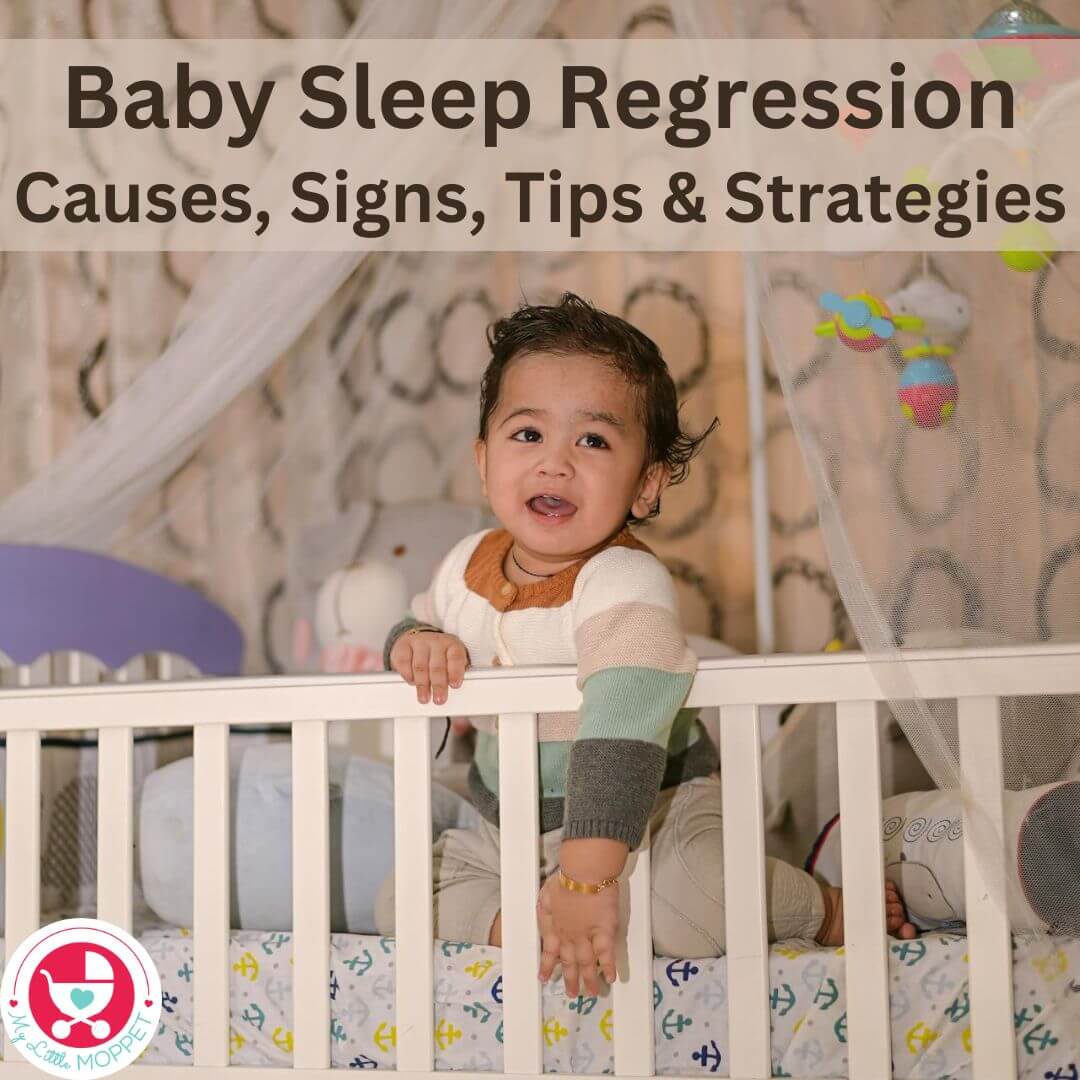 It is frustrating when your good li'l sleeper goes on a sleep strike! Baby Sleep Regression is a normal part of development - here's how to handle it.