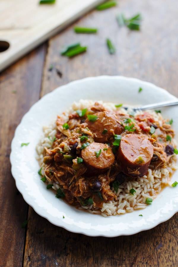 Slow Cooker Creole Chicken and Sausage