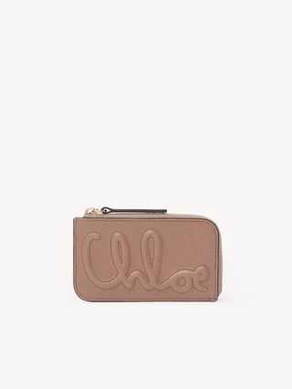 C Chloé Small Purse With Card Slots in Shiny Leather