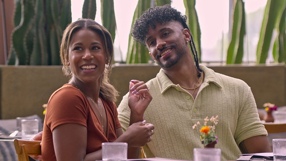 love is blind l to r marrisa george, ramses prashad in episode 709 of love is blind cr courtesy of netflix