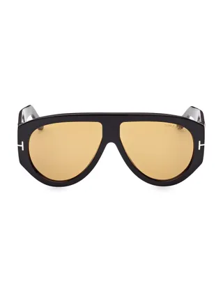 Tom Ford, 59MM Aviator Plastic Sunglasses